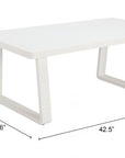 Zuo Modern Welt Aluminum Outdoor Coffee Table