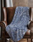 Addison Rugs Woven Blocks Blue Washable Indoor-Outdoor Rug
