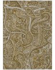 Addison Rugs Woven Blocks Brown Washable Indoor-Outdoor Rug