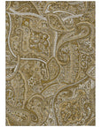 Addison Rugs Woven Blocks Brown Washable Indoor-Outdoor Rug