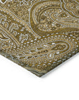 Addison Rugs Woven Blocks Brown Washable Indoor-Outdoor Rug