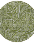 Addison Rugs Woven Blocks Green Washable Indoor-Outdoor Rug