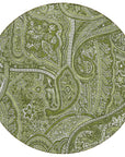 Addison Rugs Woven Blocks Green Washable Indoor-Outdoor Rug