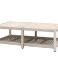 Wrap Outdoor Rectangular Coffee Table With-Outdoor Coffee Tables-Essentials For Living-LOOMLAN