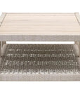 Wrap Outdoor Rectangular Coffee Table With-Outdoor Coffee Tables-Essentials For Living-LOOMLAN