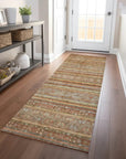 LOOMLAN Rugs Ysadora Orange Washable Indoor-Outdoor Rug