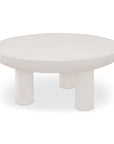 Rocca Cream Concrete Outdoor Coffee Table