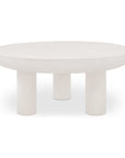 Rocca Cream Concrete Outdoor Coffee Table