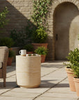 LH Home Zac Concrete Outdoor Side Table