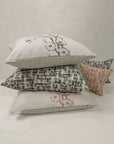 D.V. Kap Zahwe Hamdmade Grey Outdoor Pillow