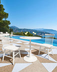 Zuo Modern Zeilen Aluminum Outdoor Dining Chair 2PC