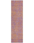 LOOMLAN Rugs Zena Purple Washable Indoor-Outdoor Rug