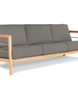 Aalto 86 - inch Teak Deep Outdoor Couch Sunbrella Cushion - LOOMLAN - HiTeak - Outdoor Sofas & Loveseats