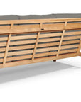Aalto 86 - inch Teak Deep Outdoor Couch Sunbrella Cushion - LOOMLAN - HiTeak - Outdoor Sofas & Loveseats