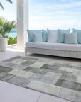Aari Brown Washable Indoor - Outdoor Rug - LOOMLAN - LOOMLAN Rugs - Outdoor Rugs