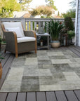 Aari Brown Washable Indoor - Outdoor Rug - LOOMLAN - LOOMLAN Rugs - Outdoor Rugs