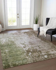 Adiva Brown Washable Indoor - Outdoor Rug - LOOMLAN - LOOMLAN Rugs - Outdoor Rugs