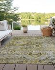 Aelain Gray Washable Indoor - Outdoor Rug - LOOMLAN - LOOMLAN Rugs - Outdoor Rugs