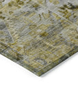 Aelain Gray Washable Indoor - Outdoor Rug - LOOMLAN - LOOMLAN Rugs - Outdoor Rugs