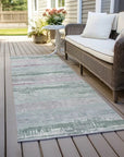 Aelaris Blue Washable Indoor - Outdoor Rug - LOOMLAN - LOOMLAN Rugs - Outdoor Rugs