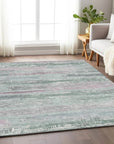 Aelaris Blue Washable Indoor - Outdoor Rug - LOOMLAN - LOOMLAN Rugs - Outdoor Rugs