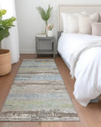 Aelaris Brown Washable Indoor - Outdoor Rug - LOOMLAN - LOOMLAN Rugs - Outdoor Rugs