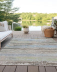 Aelaris Brown Washable Indoor - Outdoor Rug - LOOMLAN - LOOMLAN Rugs - Outdoor Rugs