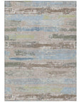 Aelaris Brown Washable Indoor - Outdoor Rug - LOOMLAN - LOOMLAN Rugs - Outdoor Rugs