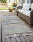 Aelaris Brown Washable Indoor - Outdoor Rug - LOOMLAN - LOOMLAN Rugs - Outdoor Rugs