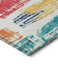 Aelaris Ivory Washable Indoor - Outdoor Rug - LOOMLAN - LOOMLAN Rugs - Outdoor Rugs