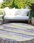 Aelaris Purple Washable Indoor - Outdoor Rug - LOOMLAN - LOOMLAN Rugs - Outdoor Rugs