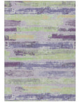 Aelaris Purple Washable Indoor - Outdoor Rug - LOOMLAN - LOOMLAN Rugs - Outdoor Rugs