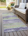 Aelaris Purple Washable Indoor - Outdoor Rug - LOOMLAN - LOOMLAN Rugs - Outdoor Rugs