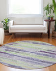 Aelaris Purple Washable Indoor - Outdoor Rug - LOOMLAN - LOOMLAN Rugs - Outdoor Rugs