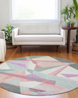 Aelas Blue Washable Indoor - Outdoor Rug - LOOMLAN - LOOMLAN Rugs - Outdoor Rugs