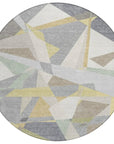 Aelas Gray Washable Indoor - Outdoor Rug - LOOMLAN - LOOMLAN Rugs - Outdoor Rugs