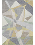 Aelas Gray Washable Indoor - Outdoor Rug - LOOMLAN - LOOMLAN Rugs - Outdoor Rugs