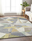 Aelas Gray Washable Indoor - Outdoor Rug - LOOMLAN - LOOMLAN Rugs - Outdoor Rugs