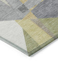 Aelas Gray Washable Indoor - Outdoor Rug - LOOMLAN - LOOMLAN Rugs - Outdoor Rugs
