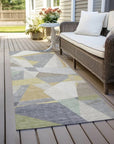 Aelas Gray Washable Indoor - Outdoor Rug - LOOMLAN - LOOMLAN Rugs - Outdoor Rugs