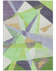 Aelas Purple Washable Indoor - Outdoor Rug - LOOMLAN - LOOMLAN Rugs - Outdoor Rugs