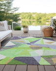 Aelas Purple Washable Indoor - Outdoor Rug - LOOMLAN - LOOMLAN Rugs - Outdoor Rugs