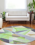 Aelas Purple Washable Indoor - Outdoor Rug - LOOMLAN - LOOMLAN Rugs - Outdoor Rugs