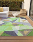 Aelas Purple Washable Indoor - Outdoor Rug - LOOMLAN - LOOMLAN Rugs - Outdoor Rugs