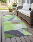 Aelas Purple Washable Indoor - Outdoor Rug - LOOMLAN - LOOMLAN Rugs - Outdoor Rugs