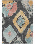 Aelir Gray Washable Indoor - Outdoor Rug - LOOMLAN - LOOMLAN Rugs - Outdoor Rugs