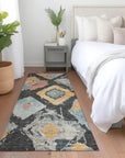 Aelir Gray Washable Indoor - Outdoor Rug - LOOMLAN - LOOMLAN Rugs - Outdoor Rugs