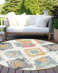 Aelir Ivory Washable Indoor - Outdoor Rug - LOOMLAN - LOOMLAN Rugs - Outdoor Rugs