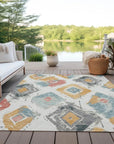Aelir Ivory Washable Indoor - Outdoor Rug - LOOMLAN - LOOMLAN Rugs - Outdoor Rugs