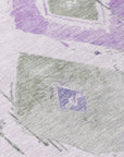 Aelir Purple Washable Indoor - Outdoor Rug - LOOMLAN - LOOMLAN Rugs - Outdoor Rugs